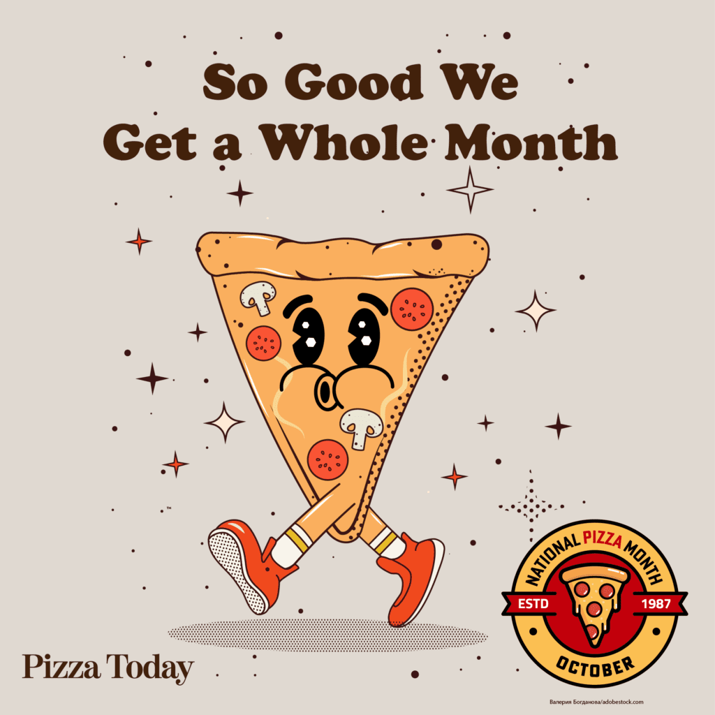 whole month, National Pizza Month, social graphic