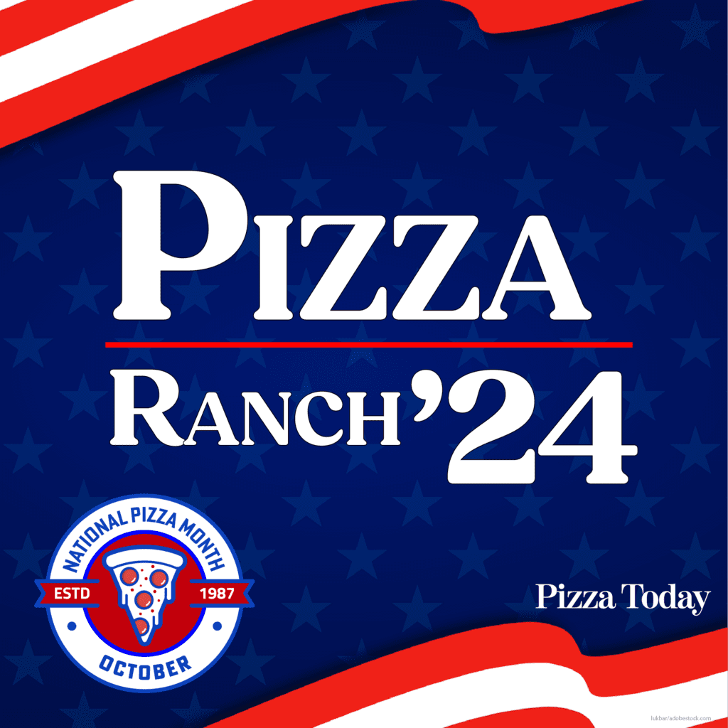 Ranch on Pizza, National Pizza Month, social graphic